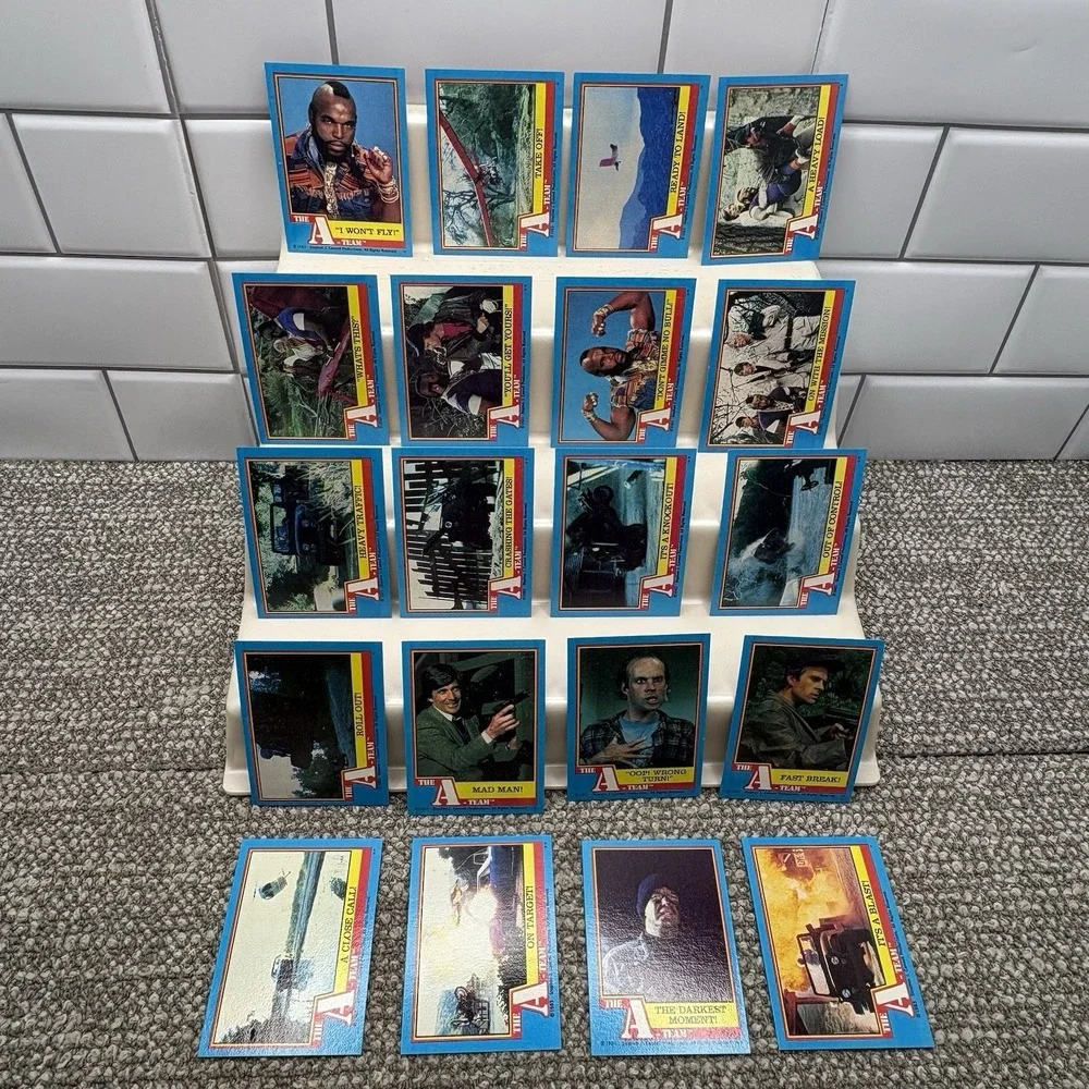 1983 Topps A-Team Trading Cards VTG‎ Complete 66 Base Card Set